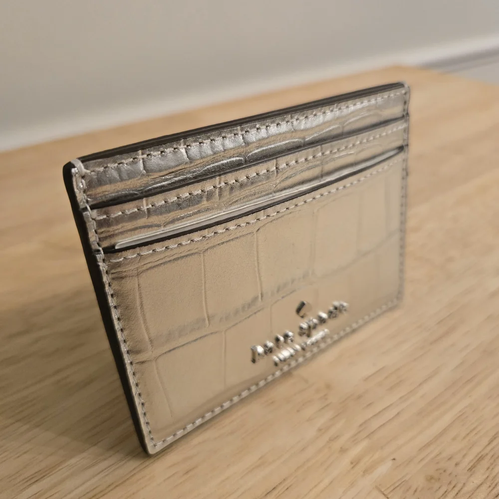 Kate Spade New York Madison Metallic Croc-Embossed – Silver - Picture 3 of 5